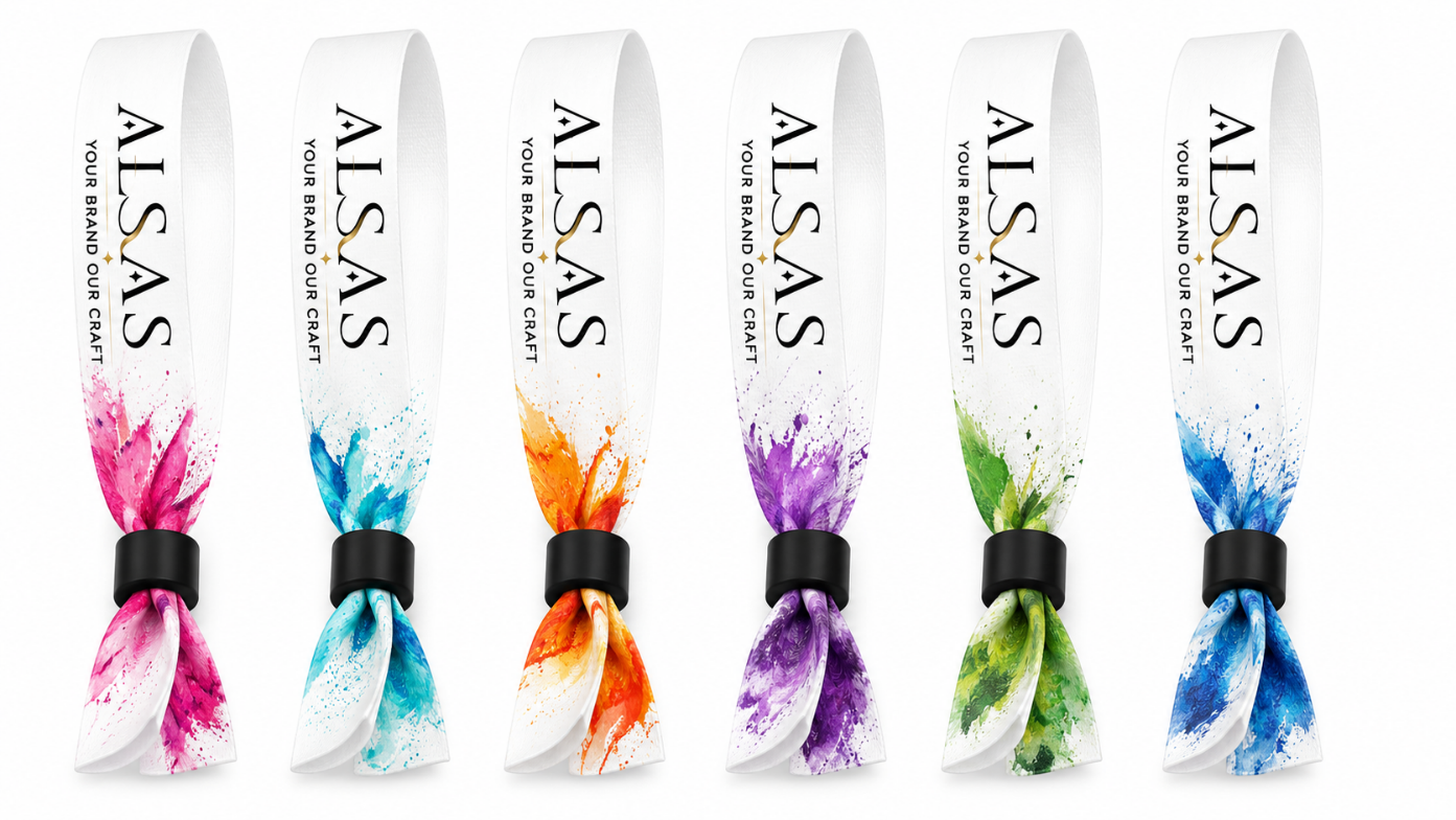 Full-colour sublimation wristbands
