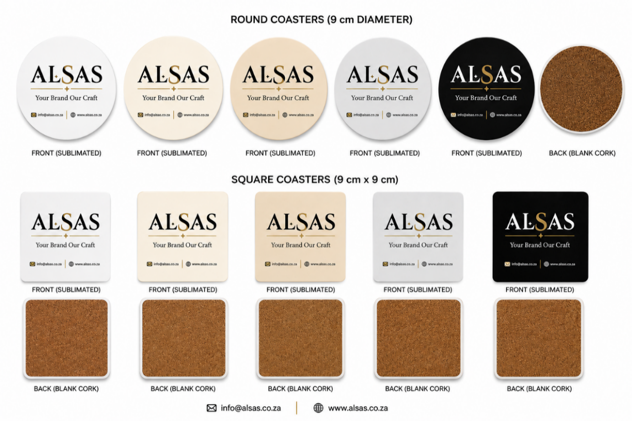 Sublimated coasters