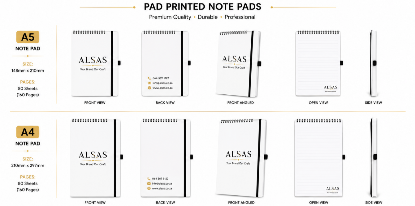 Branded notebooks