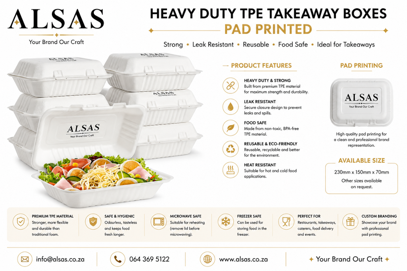 Takeaway food containers
